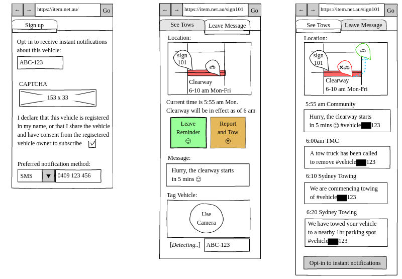Screen mockup